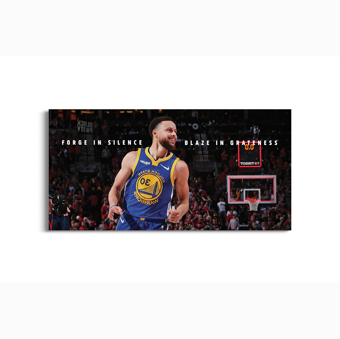 Stephen Curry Force in silenc.....